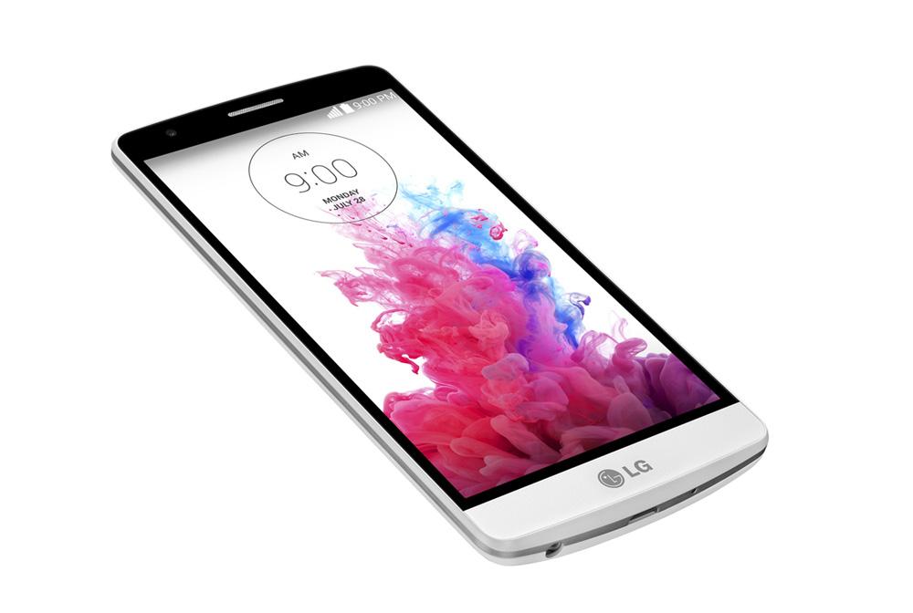 LG G3 Beat LG G3 s Silk White angle