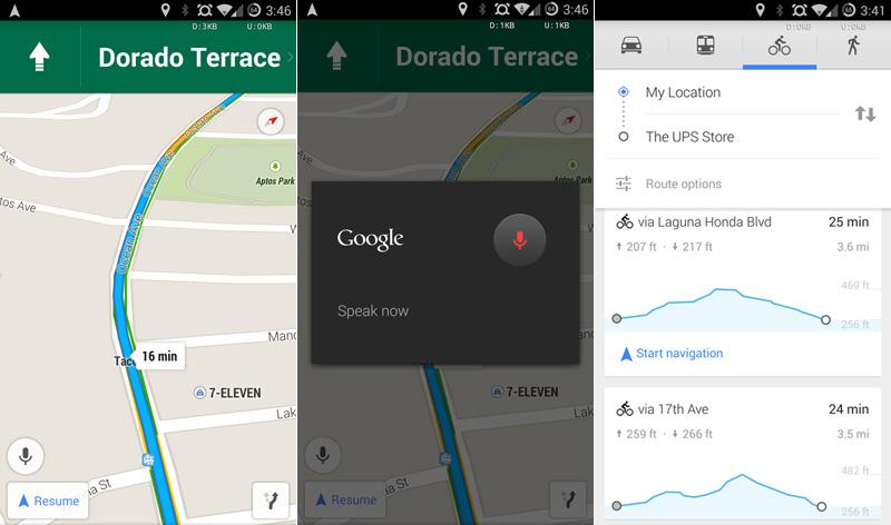 Google Maps update version 8.2 voice commands in navigation