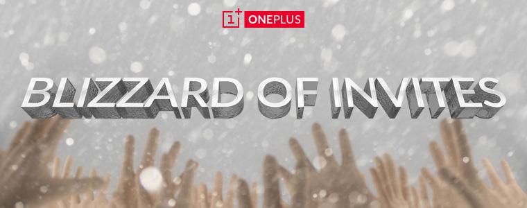 OnePlus One Blizzard of Invites