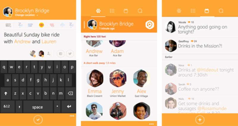 Swarm for Windows Phone screenshots preview