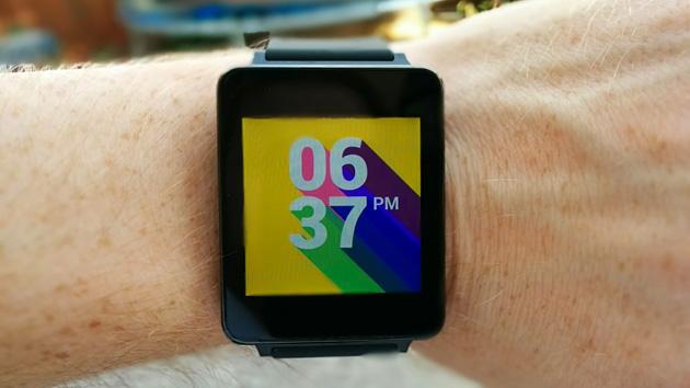 LG G Watch on