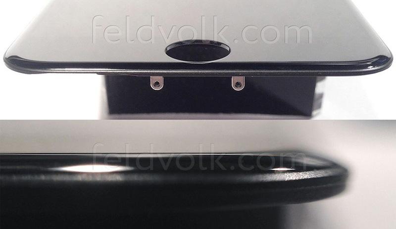 iPhone 6 front panel curved edges