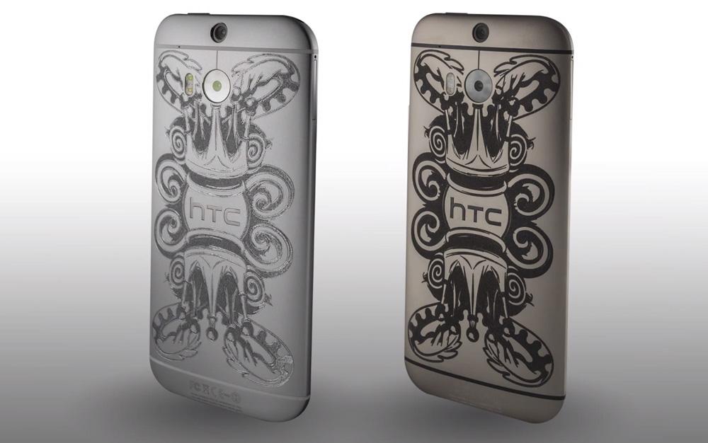 HTC One M8 PHUNK Limited Edition gold, silver