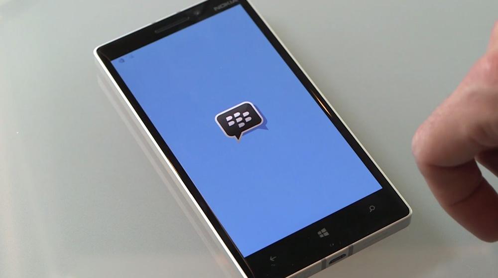 BBM for WIndows Phone Nokia Lumia 930