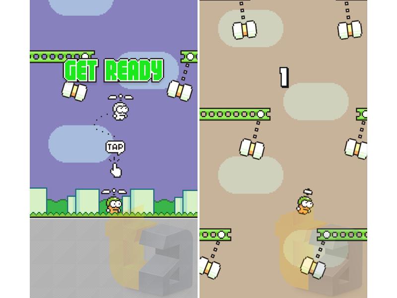 Swing Copters Dong Nguyen screenshots