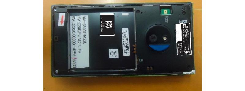 Nokia Lumia 830 RM-985 Microsoft rear
