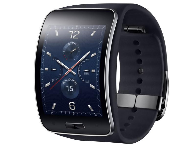 Samsung Gear S smartwatch black front