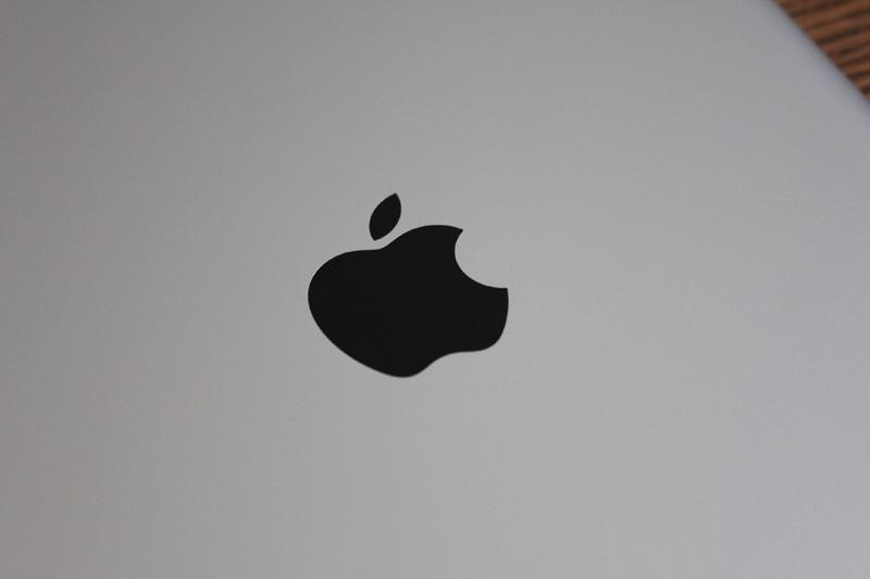 Apple logo iPad rear