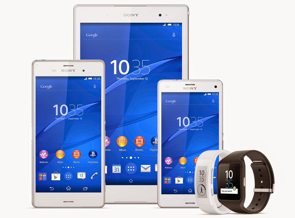 Sony Xperia Z3, Z3 Compact, Z3 Tablet Compact group