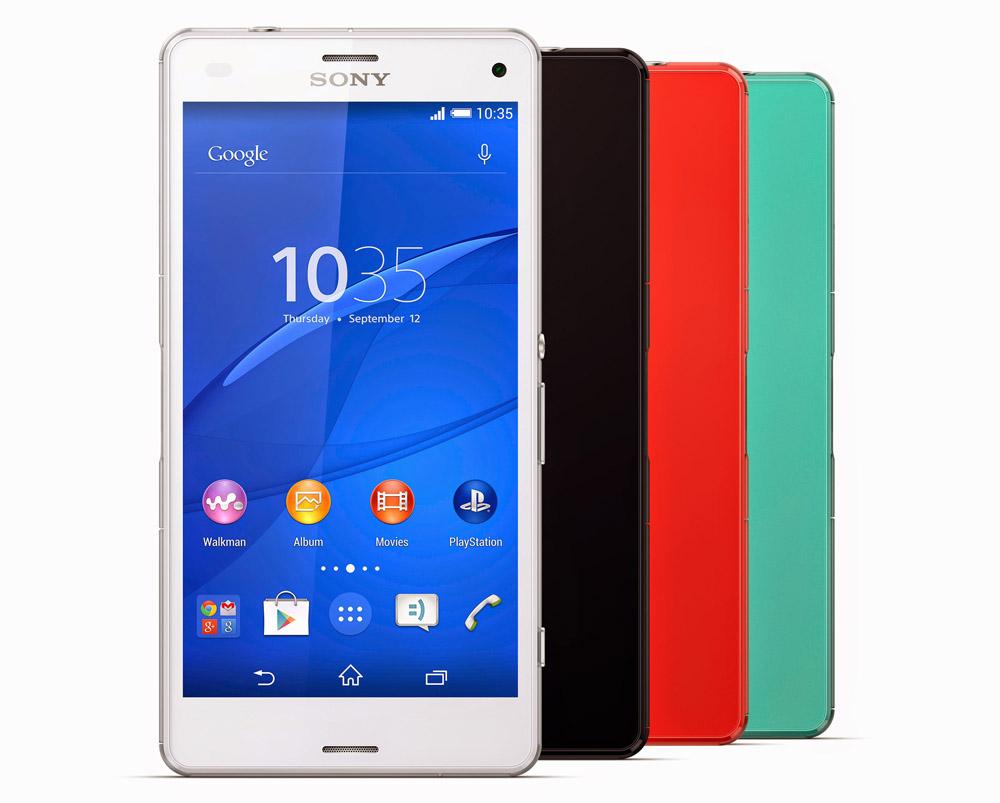 Sony Xperia Z3 Compact official colors