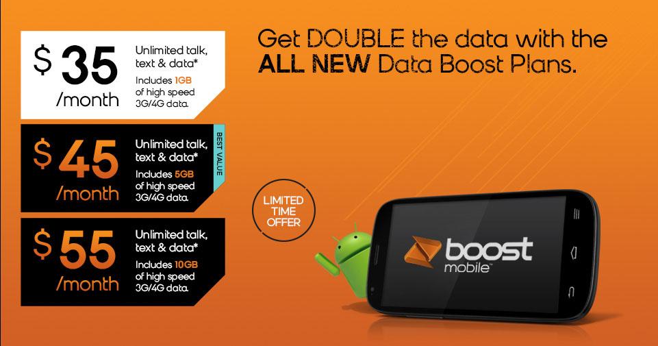 Boost Mobile Data Boost promotion