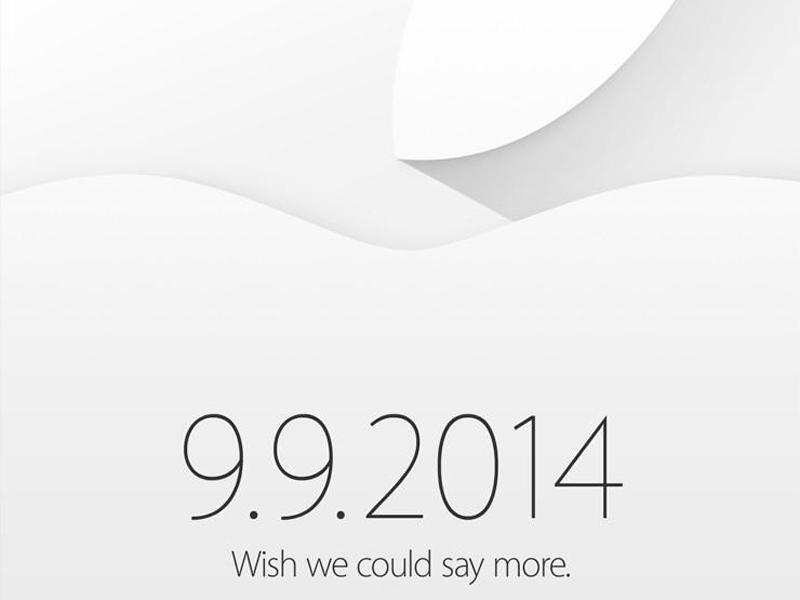 Apple September 9 invitation