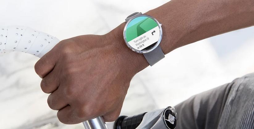 Moto 360 navigation