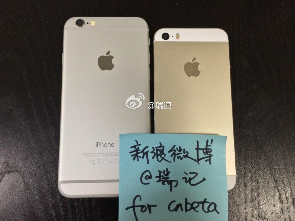 iPhone 6 iPhone 5s rear comparison