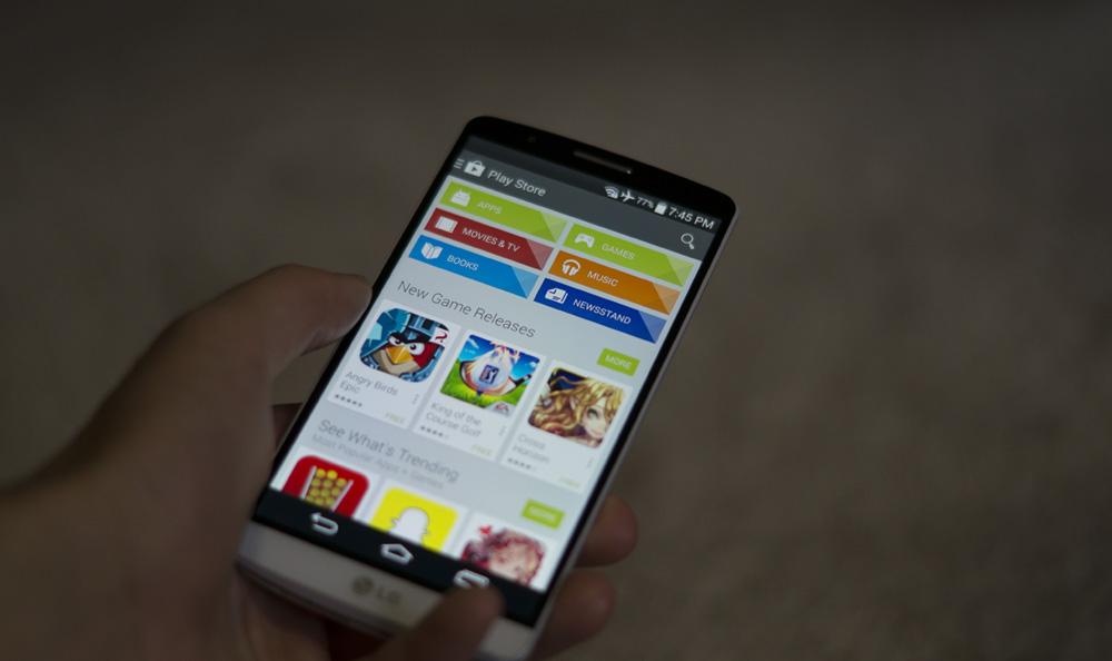 LG G3 Google Play Store