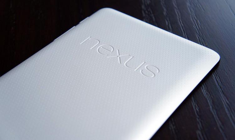 Google Nexus 7 white rear