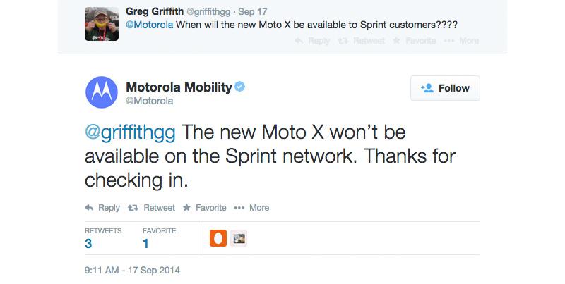 No new Moto X for Sprint