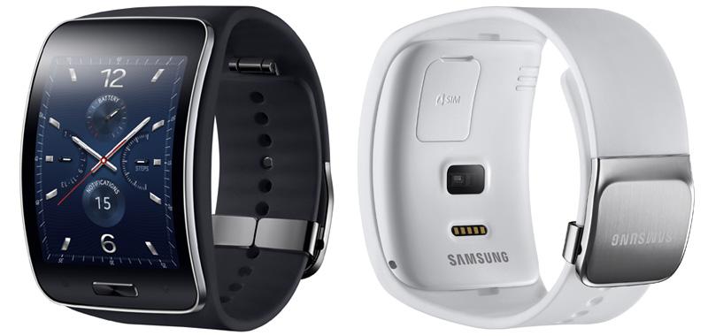 Samsung Gear S black, white