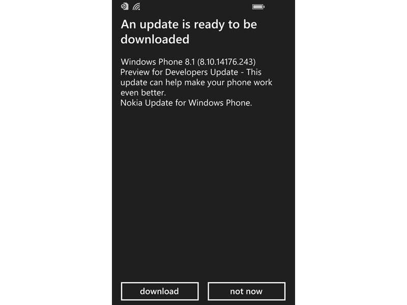 Windows Phone 8.1 Preview for Developers 8.10.14176.243