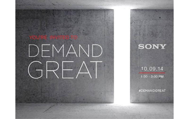 Sony October 9 Demand Great event
