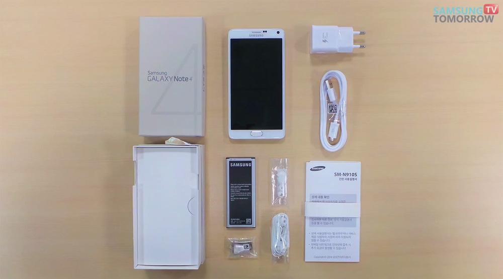 Samsung Galaxy Note 4 unboxing