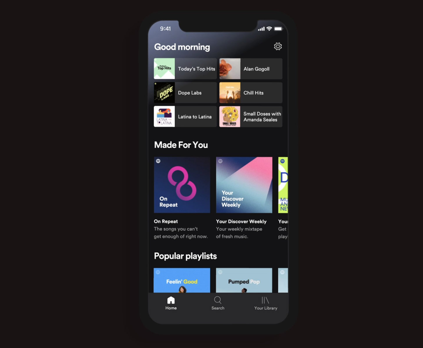 Spotify rolling out refreshed home screen with quicker ...