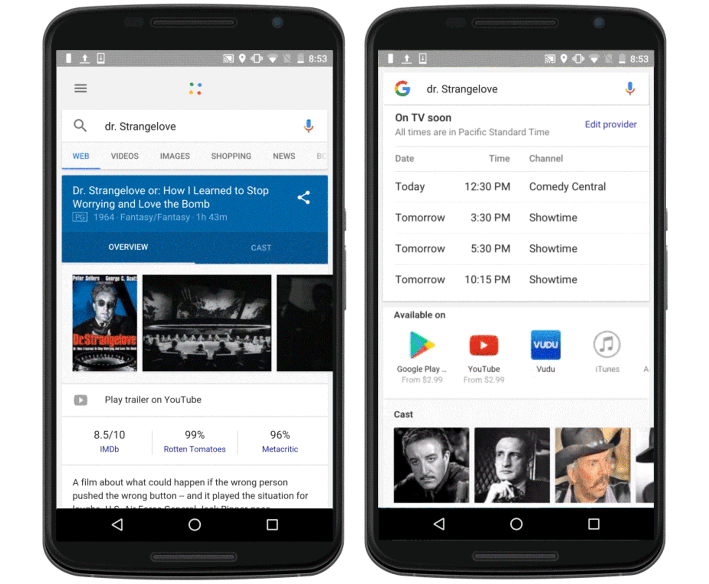 Google Search is gaining live TV listings News.Wirefly