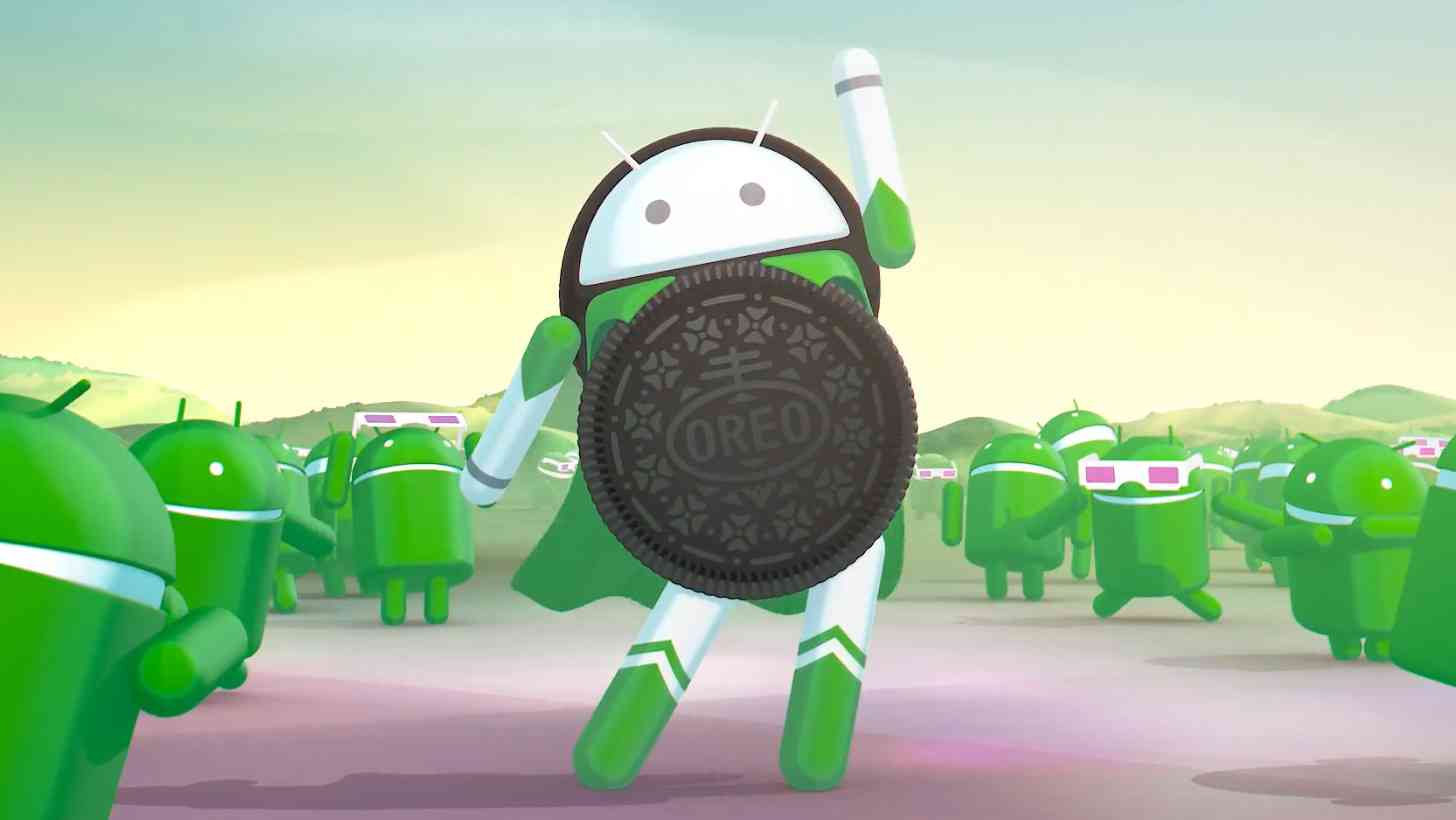 Android Oreo superhero logo