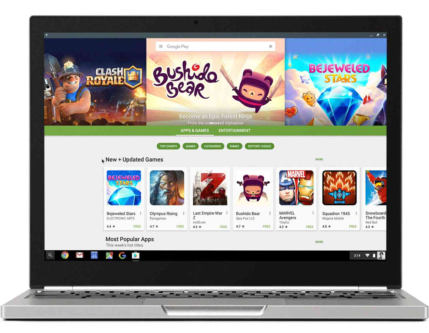 Android apps Google Play Store Chrome OS Chromebook Pixel