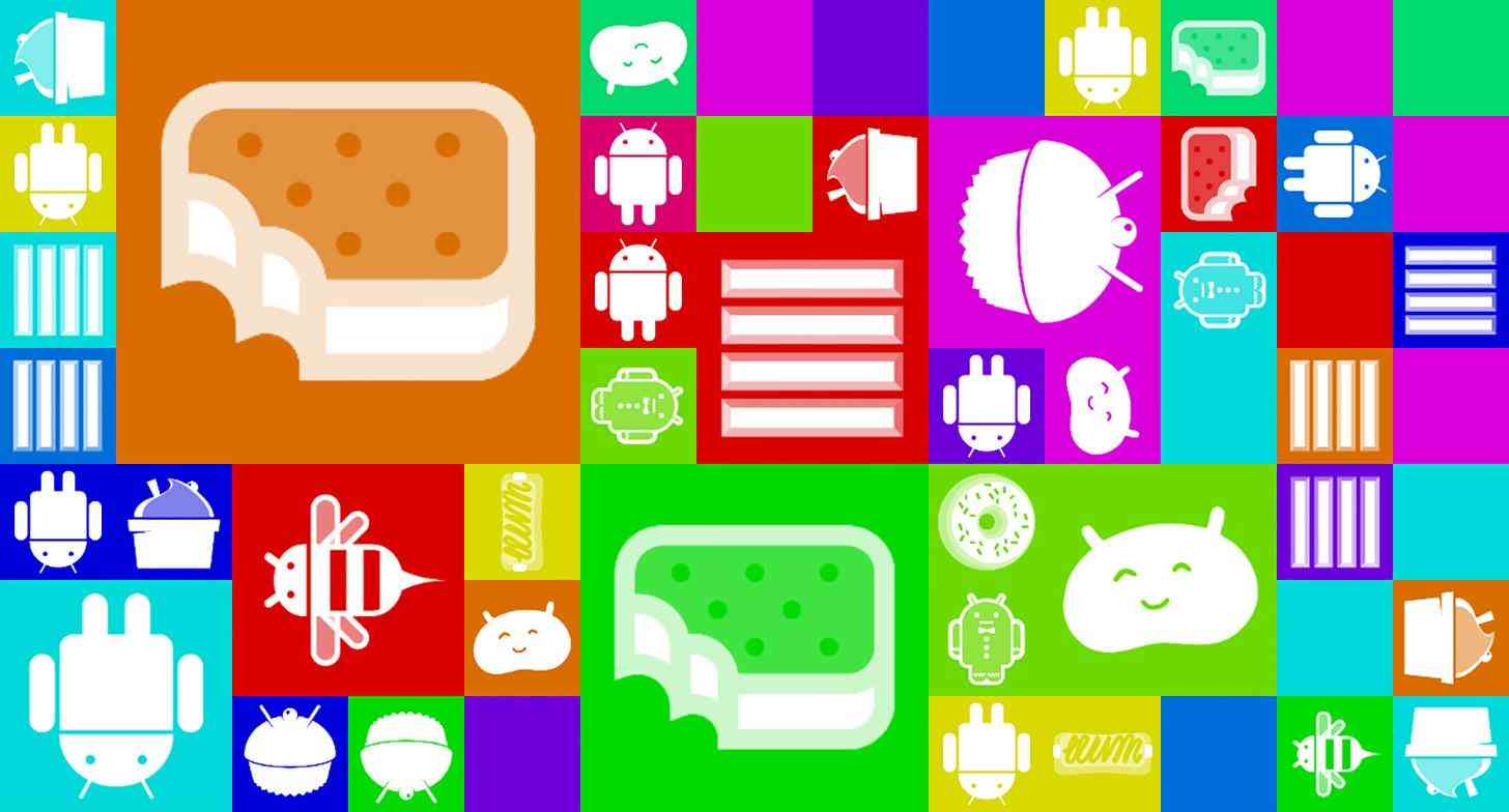 Android desserts Easter egg