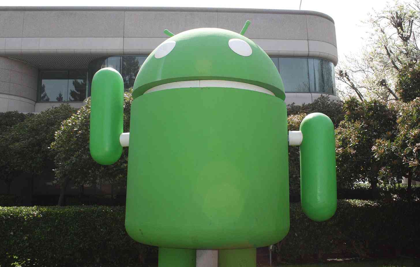 Android Google lawn statue