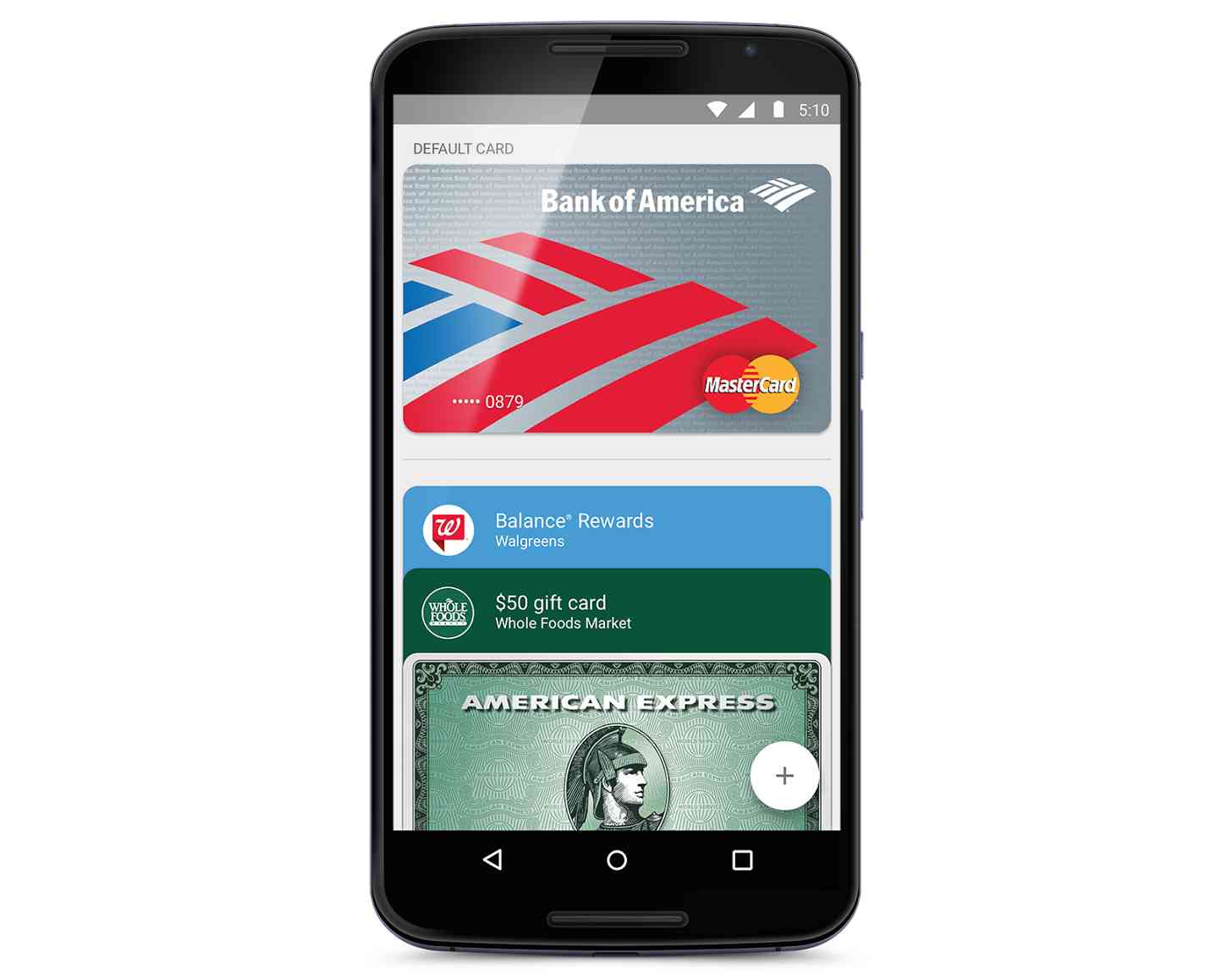 Android Pay Bank of America card large