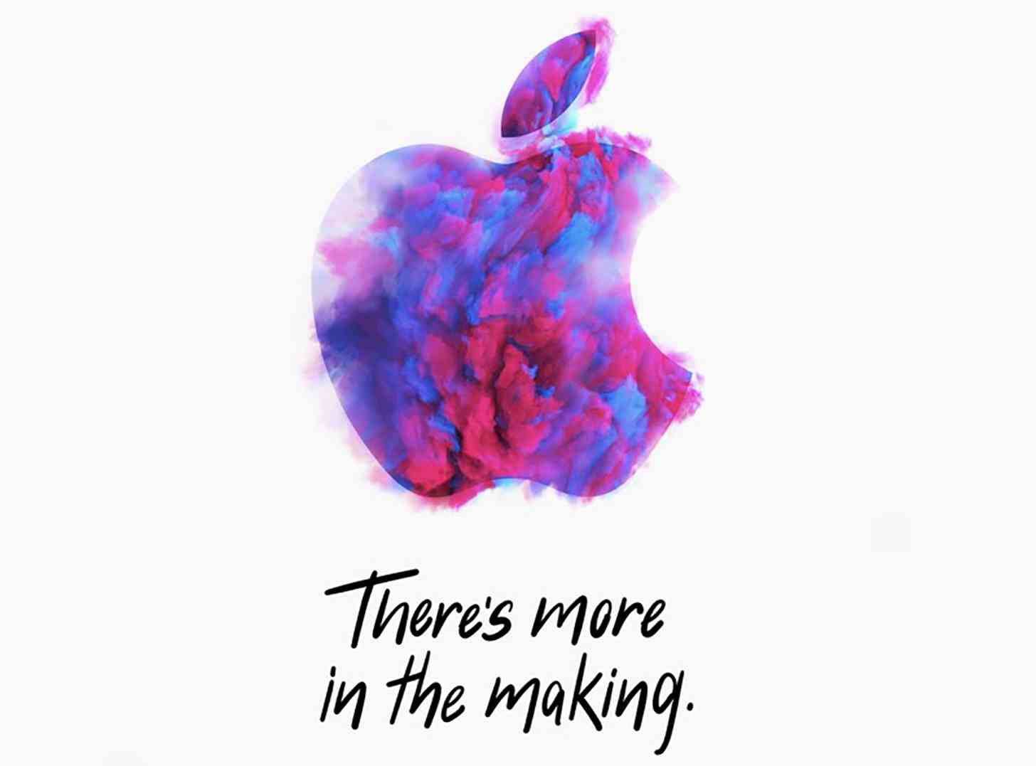 Apple event October 30th invitation There's More in the Making