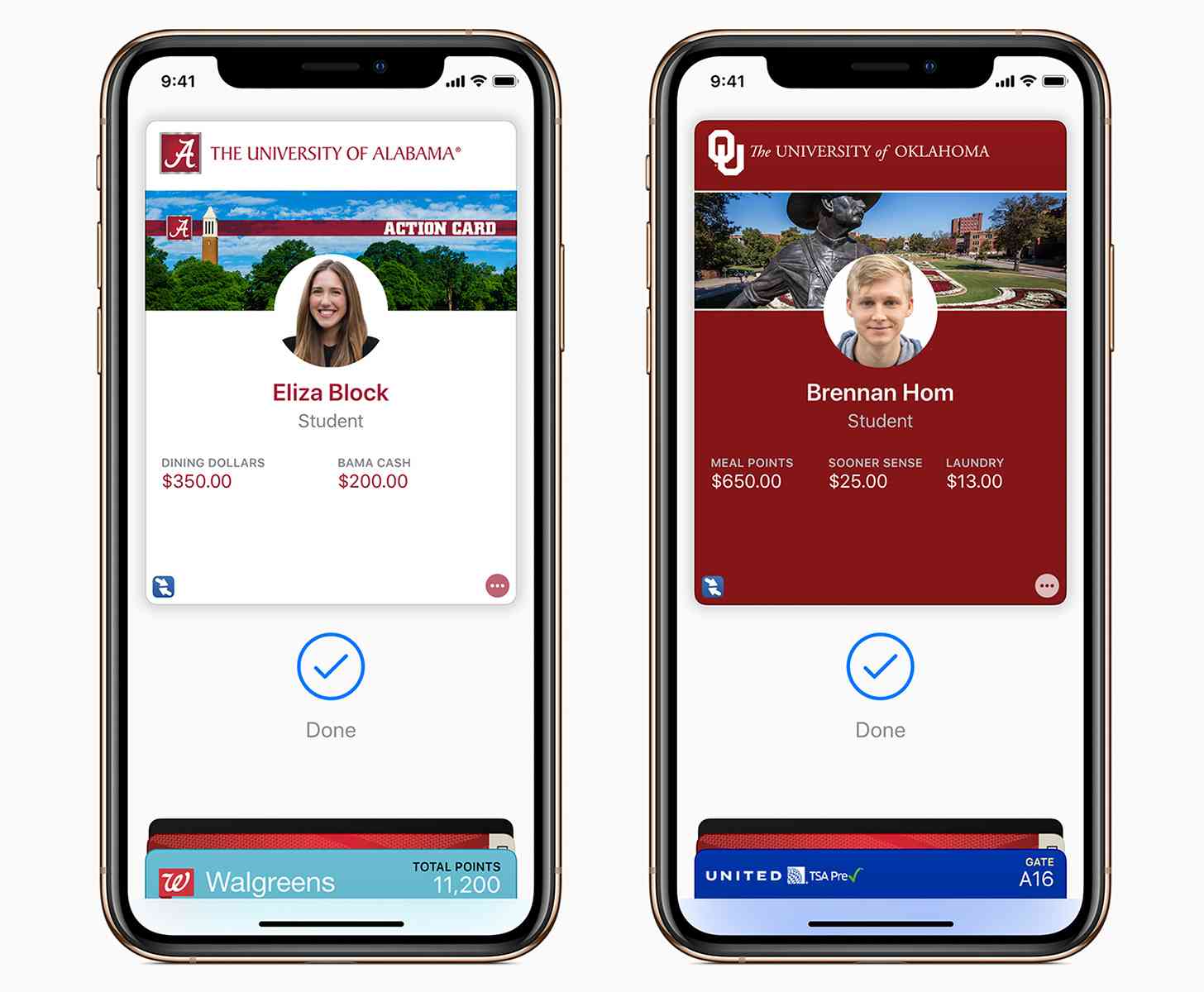 Apple Wallet student ID support