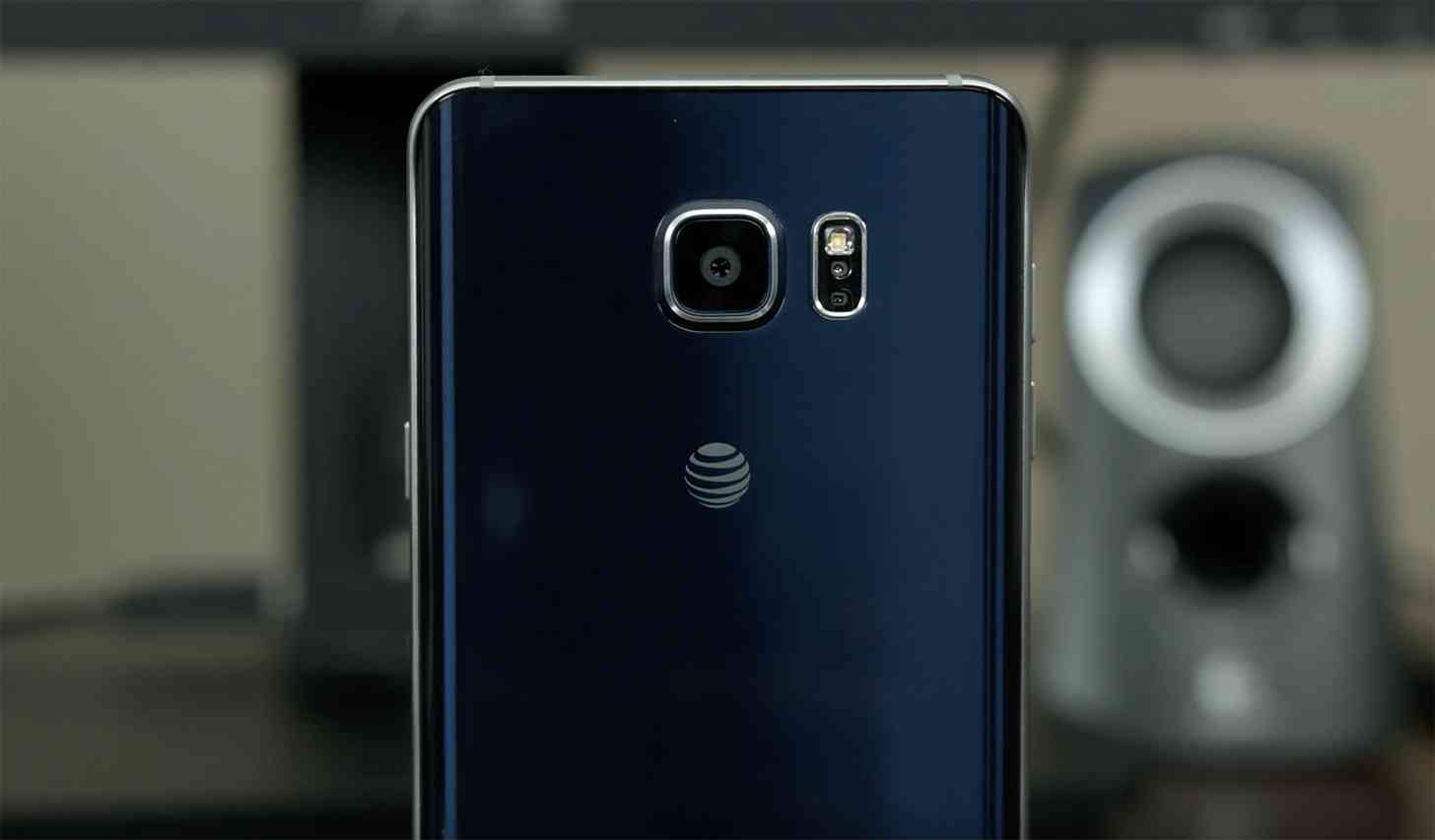 AT&T logo Galaxy Note 5