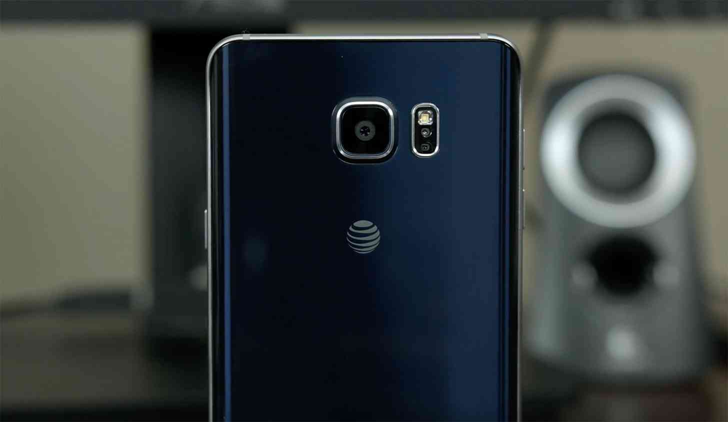 AT&T logo Galaxy Note 5