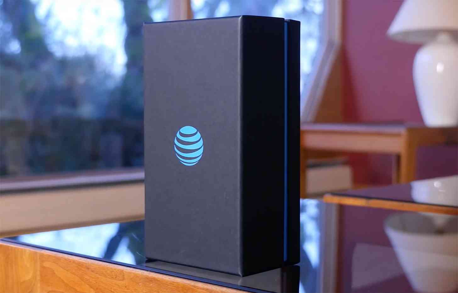 AT&T logo phone packaging