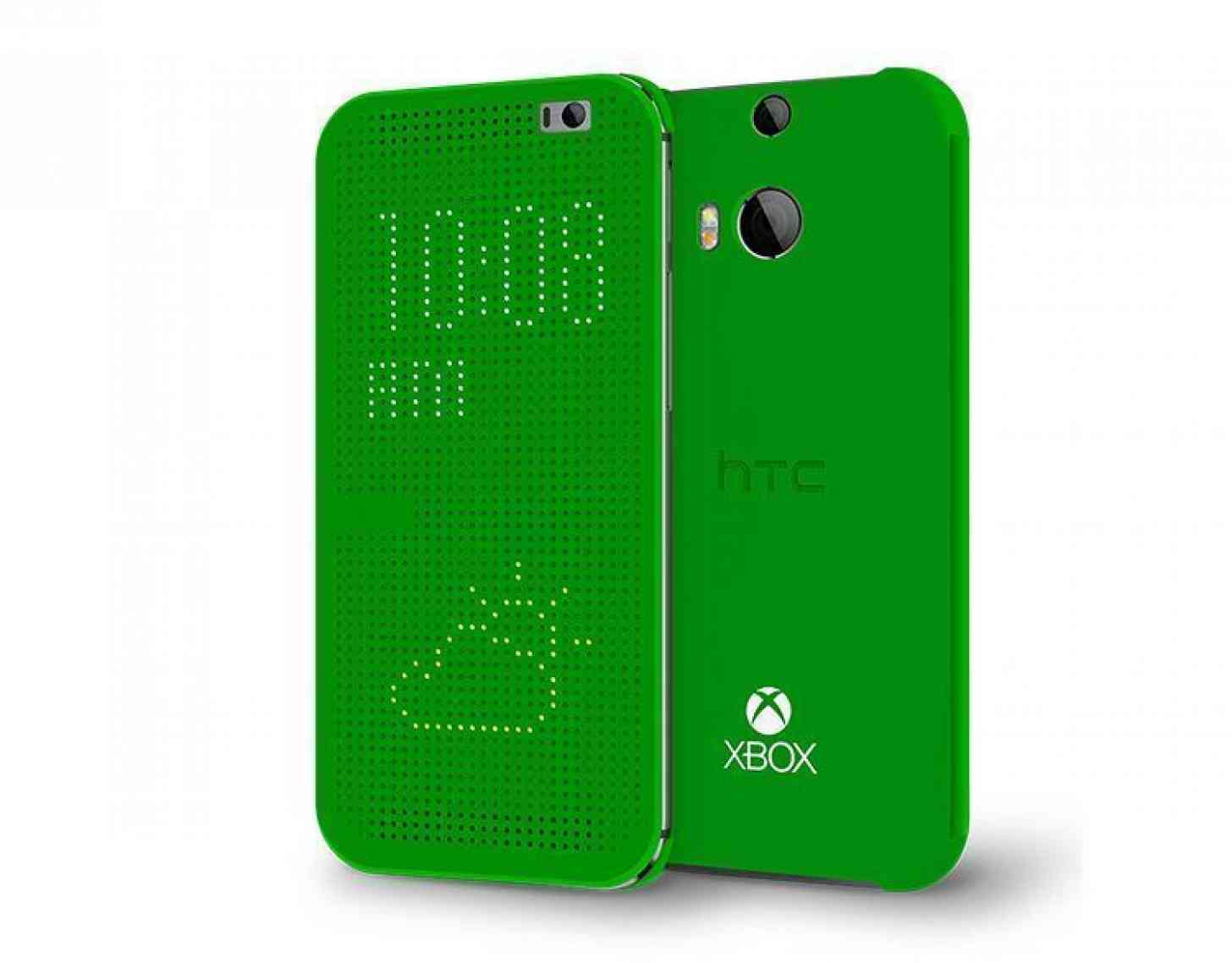 HTC One M8 for Windows Xbox green Dot View Case