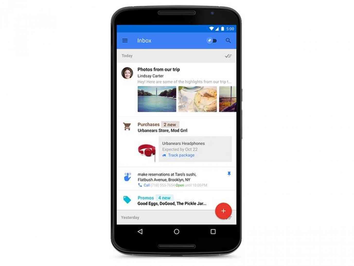 Inbox by Gmail Nexus 6