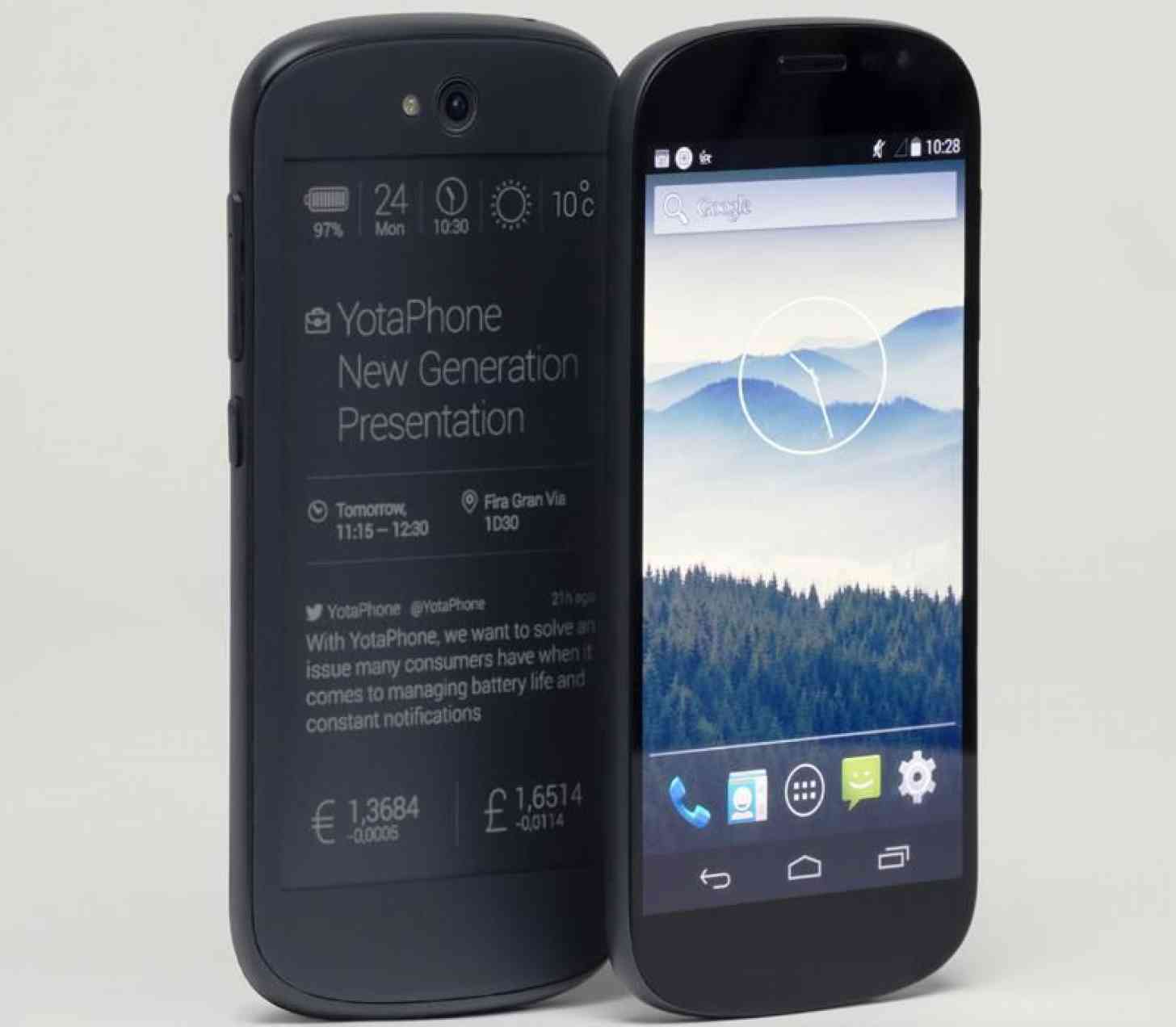 YotaPhone 2 front back