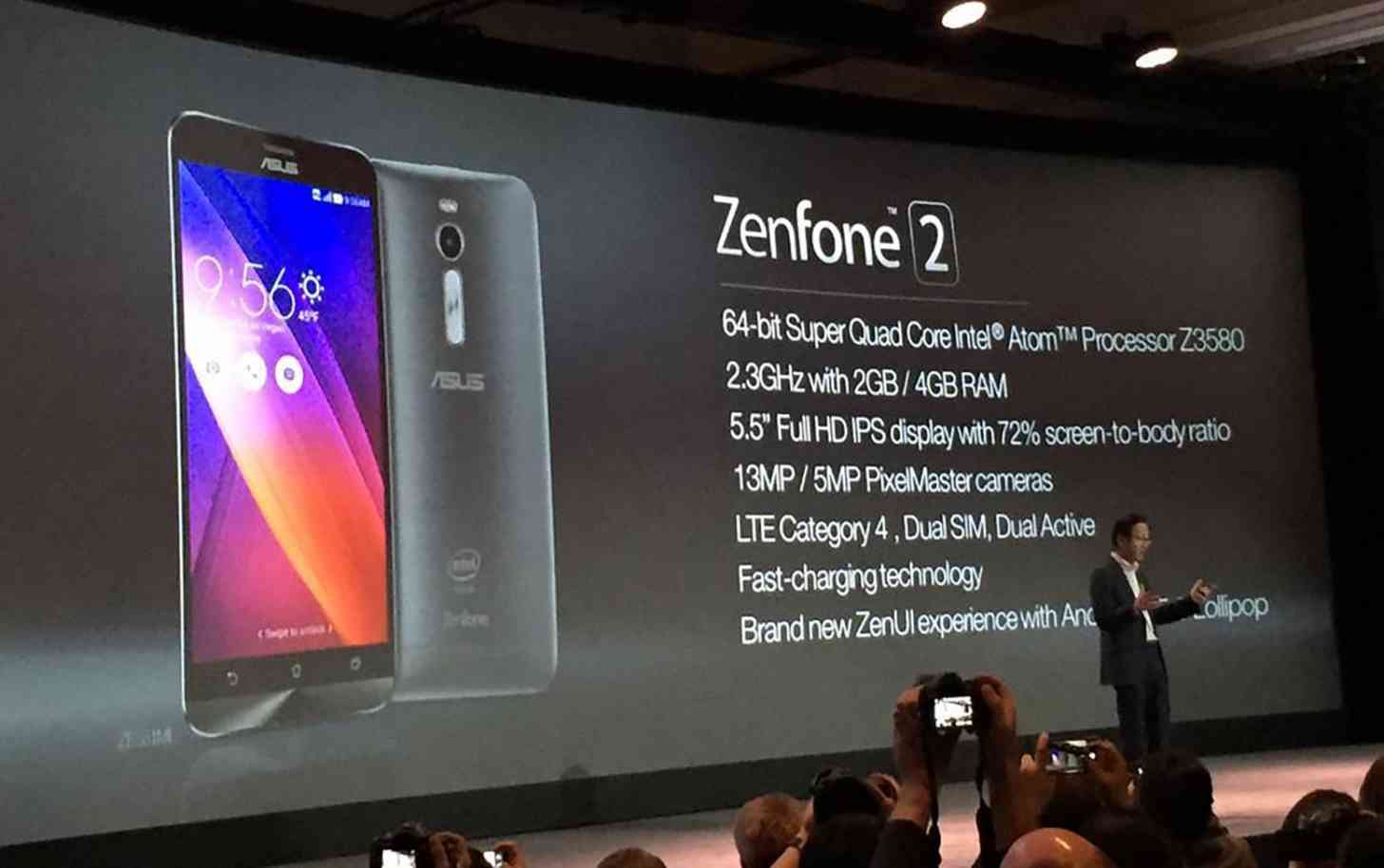 ASUS ZenFone 2 specs official