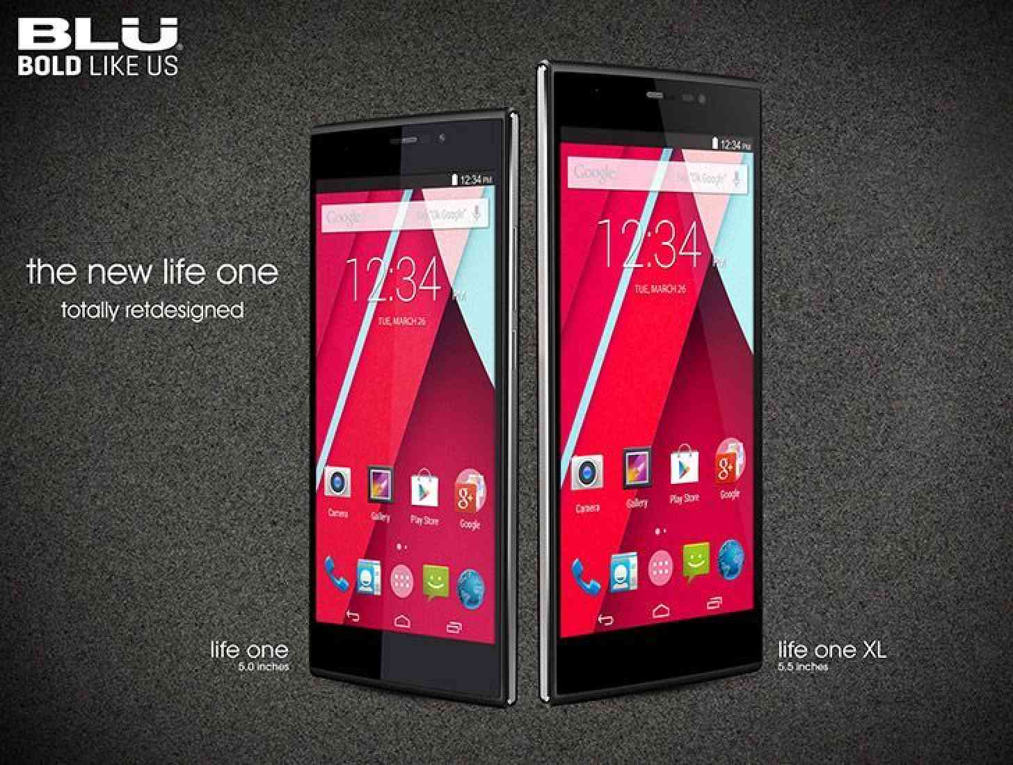 BLU Life One, Life One XL CES 2015 official
