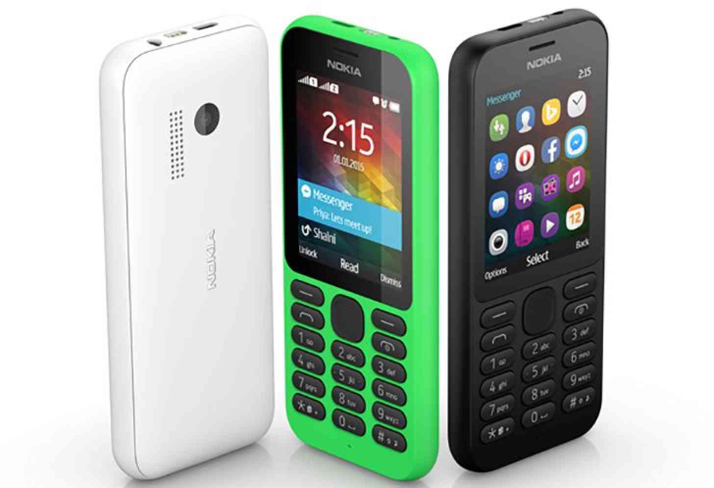 Nokia 215 colors official