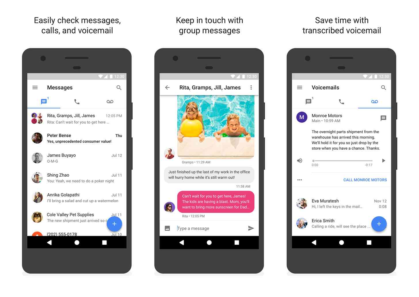 Google Voice update new features