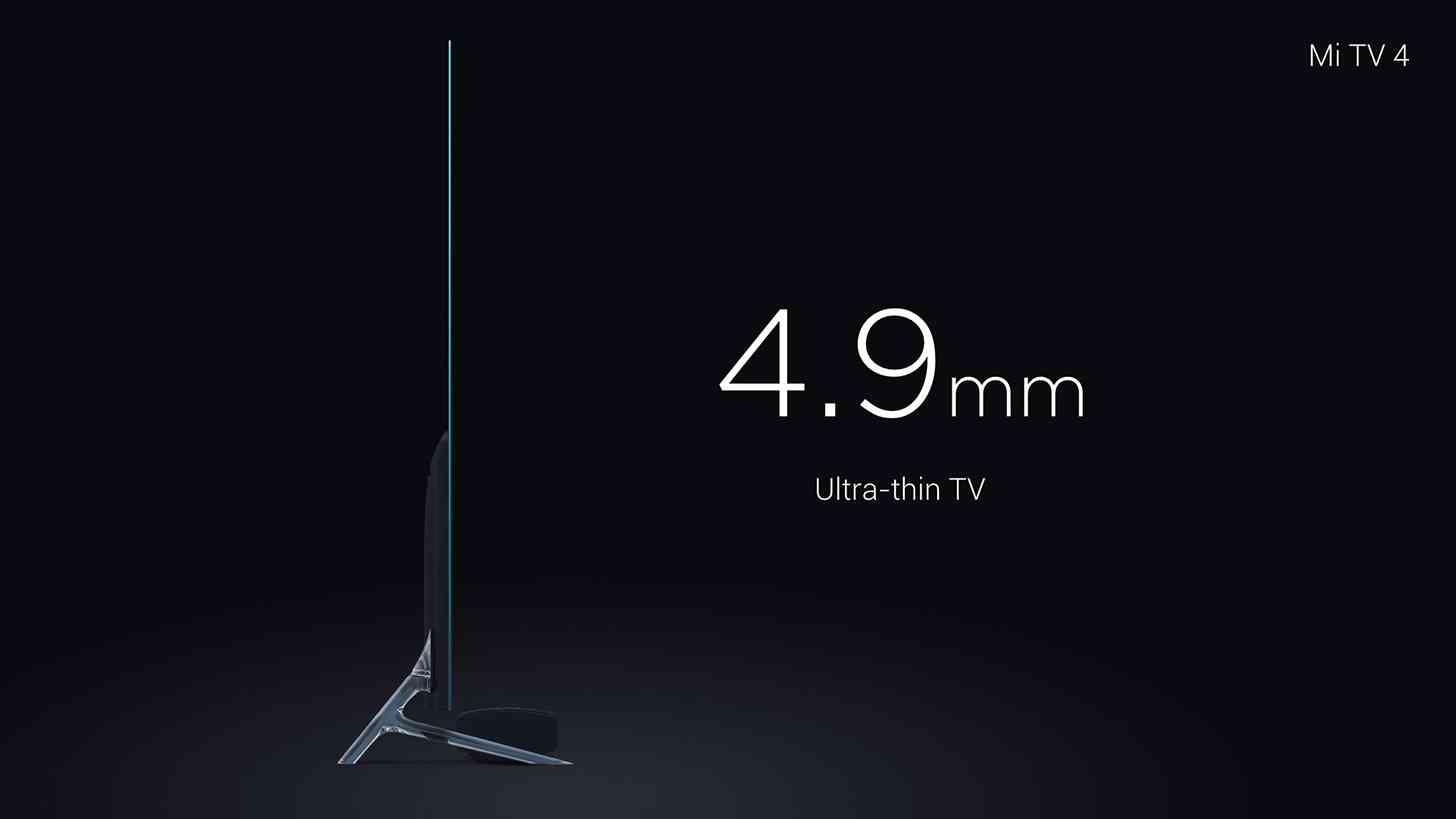 Xiaomi Mi TV 4 thin