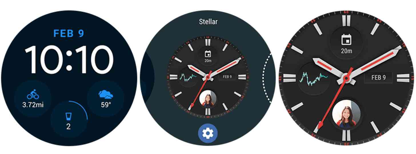 Android Wear 2.0 update watch faces