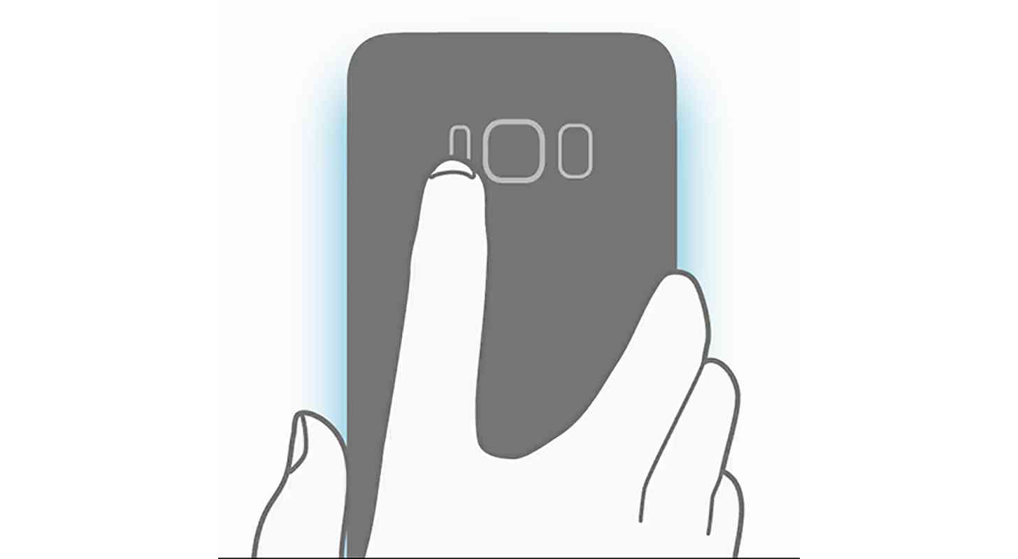 Samsung Galaxy S8 rear fingerprint reader leak