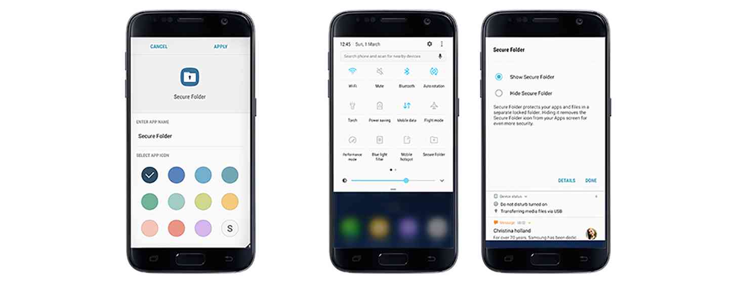 Samsung Secure Folder app Galaxy S7 screenshots 2