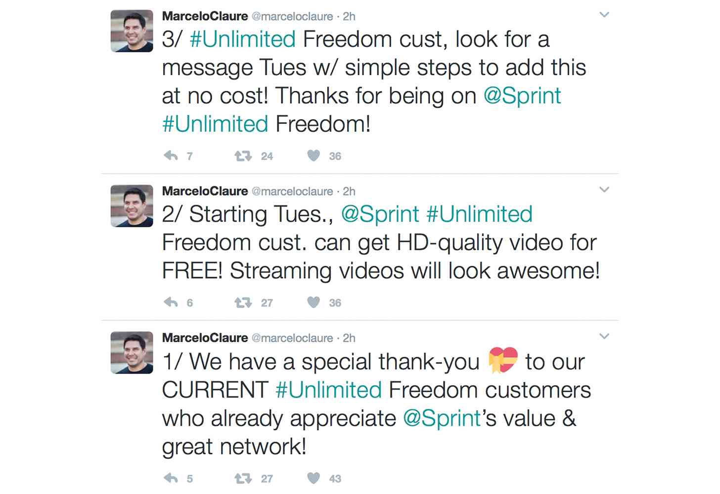 Sprint HD video streaming existing Unlimited Freedom customers