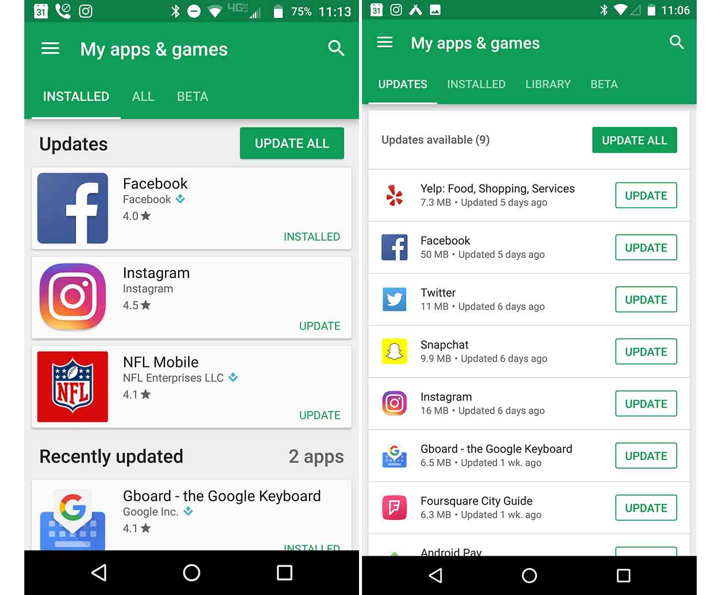 old games in play store